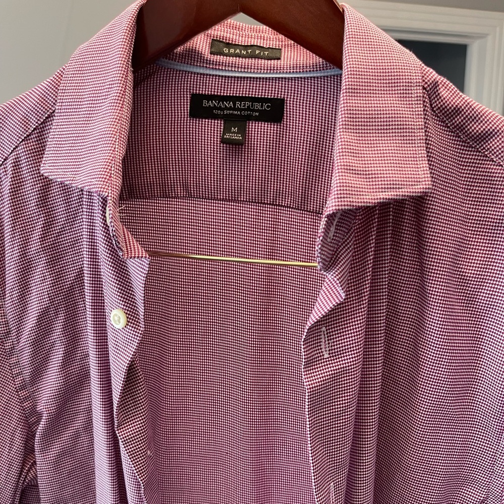 Banana republic long sleeve dress shirt grant fit